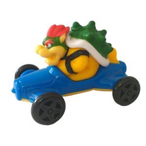 Mario Kart 6 Bowser 2022 McDonalds Happy‎ Meal Toy Cake Topper Figure Plastic.
